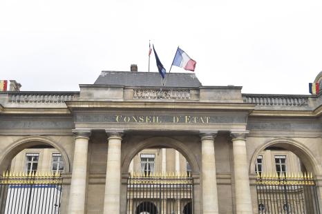 Conseil d'Etat, extérieur, bâtiment, grille