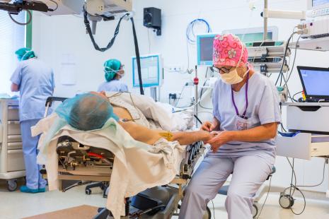 infirmière, anesthésie générale, bloc opératoire, patient