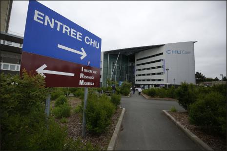 Entrée du CHU de Caen