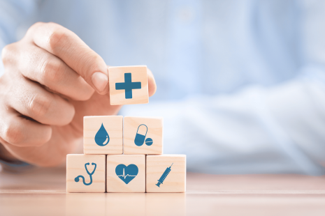 cubes représentant la santé
