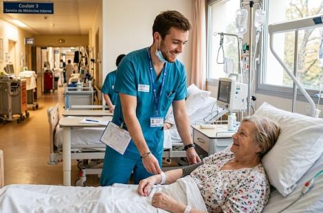 Soignant patient