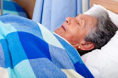 malade alité