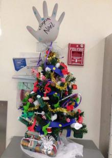 Sapin de Noël hôpitaux