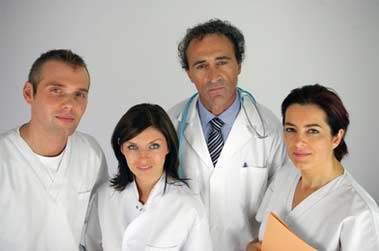 équipe soignants hôpital