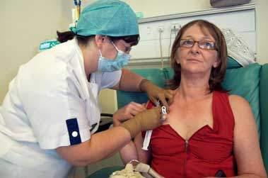 injection médicament cytotoxique