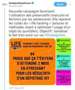 Tweet Santé Publique France