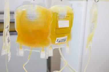 Poche de plasma