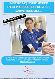 affiche violences ordre infirmiers