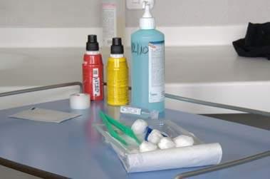 antiseptiques kit produits