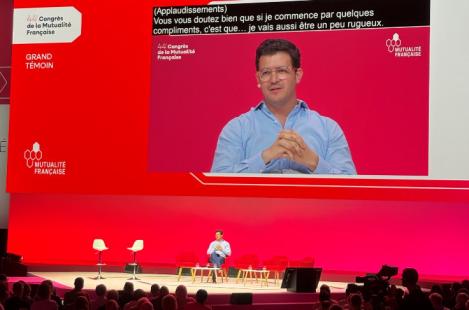 L’essayiste David Djaïz au congrès de la FNMF le 20 juin.
