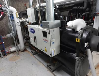 La thermofrigopompe permet d’économiser 10 % de la production de chaleur au sein de l’hôpital