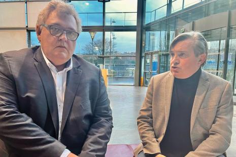 Pierre-Olivier Variot, président de l’USPO, et Philippe Besset, président de la FSPF