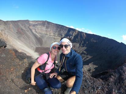 En dehors du travail, Émilie et Matthieu ont pu profiter des beautés de l’île