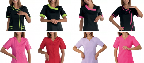 Si la couleur est appréciée, le vêtement le plus vendu reste la blouse mixte, blanche, à col officier.