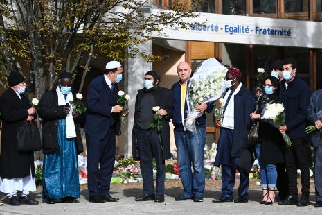 À Conflans, l'imam Chalgoumi et Marek Halter 