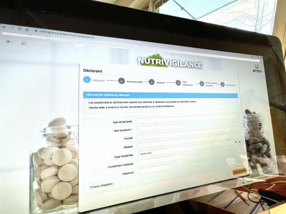 Sur la nouvelle version du site de nutrivigilance, les informations peuvent être saisies plus rapidement et de manière plus précise