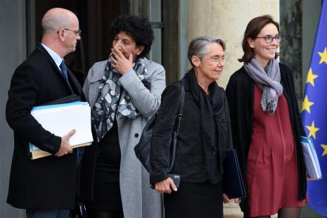 A gauche, M. Blanquer et Mme Vidal