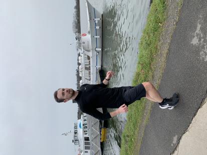 Damien Puissant aime les longues courses le matin, le long de la Vilaine