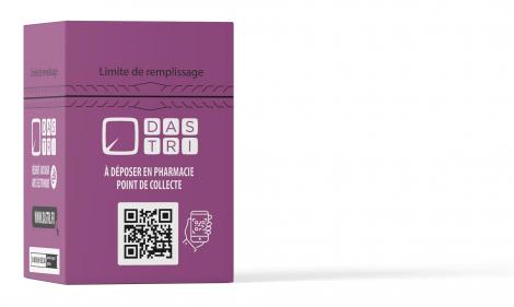 Boîte violette à remettre aux patients