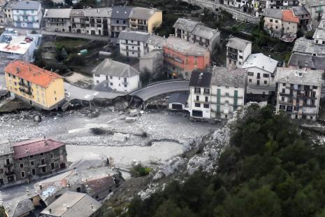 Tende est l'une des communes les plus touchées par la tempête Alex, en octobre 2020