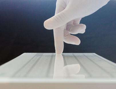 Clavier médical en verre simple à nettoyer