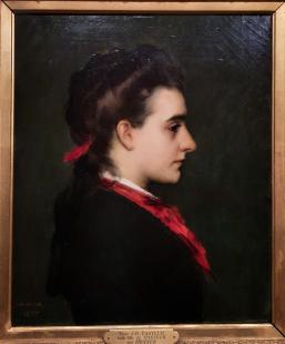 Portrait de la belle-fille de Pasteur, par Jean-Jacques Henner