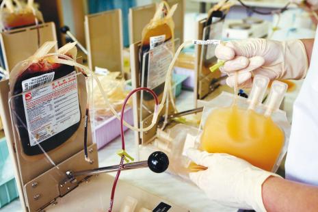 Un dérivé du sang obtenu par fractionnement du plasma humain