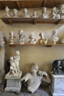 À Florence, sculpture à la Galleria Romanelli