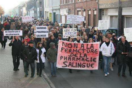 Plusieurs centaines d’habitants ont défilé dans les rues le 22 octobre dernier
