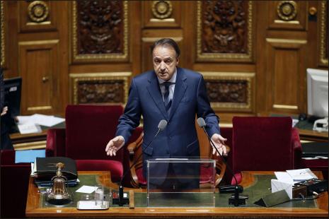 Jean-Pierre Bel, nouveau président socialiste du Sénat