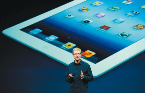 Tim Cook et le nouvel iPad
