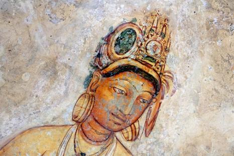 Une " demoiselle de Sigiriya »