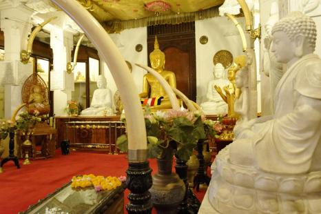 Le temple de la Dent, à Kandy