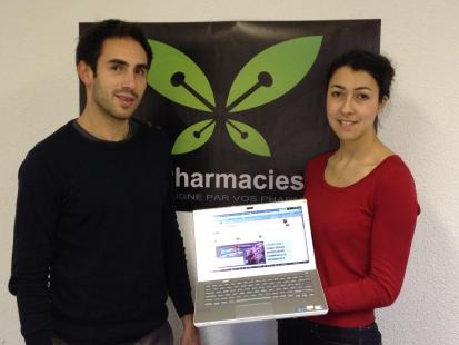 Les deux initiateurs du projet, Cédric O’Neill et Sabine Safi