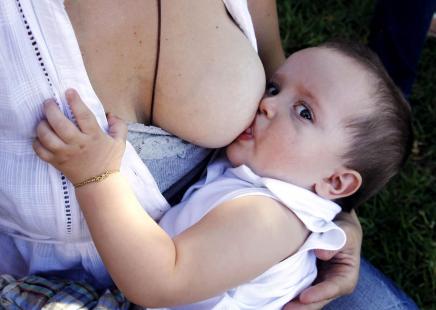 La mise au sein a été prolongée au-delà de 3 mois