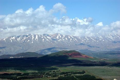 Le mont Hermon, au nord du pays