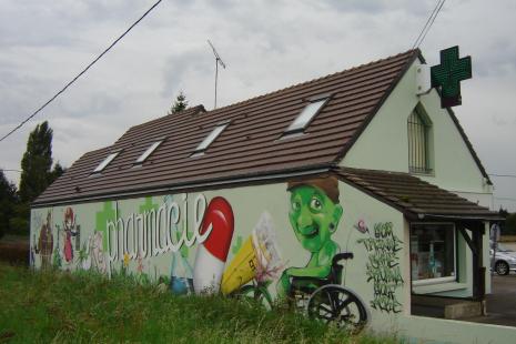 Une fresque murale contre les tags