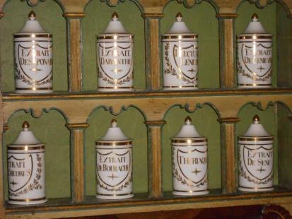 Les pots en porcelaine