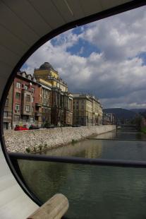 Au bord de la Miljacka, demeures de style austro-hongrois