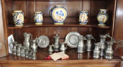 Ensemble de faïences de Venise, atelier de Maestro Domenico, 2e moitié du XVIe siècle, et...