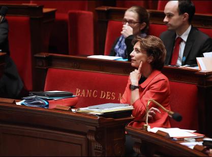 Marisol Touraine, ministre de la Santé, à l'Assemblée nationale