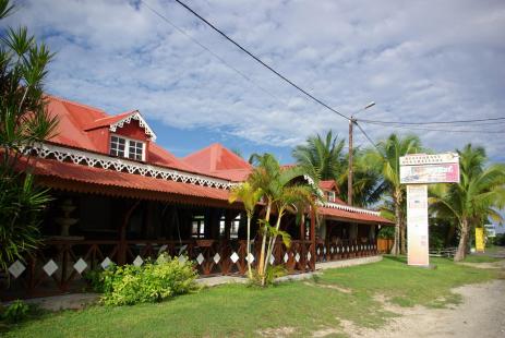 Une maison-restaurant, à la Pointe des Châteaux