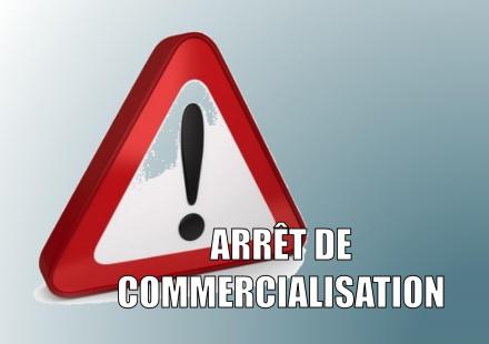 Arrêt commercialisation
