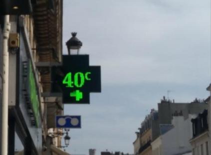 40 degrès à l'ombre