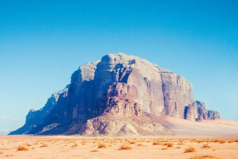 Le désert de Wadi Rum, en Jordanie