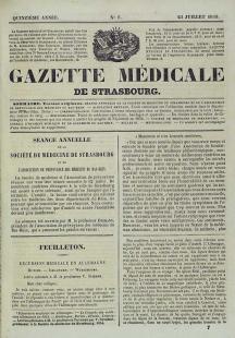 Une des meilleures revues médicales de l’époque