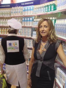 La présidente de Giphar promeut un nouveau merchandising