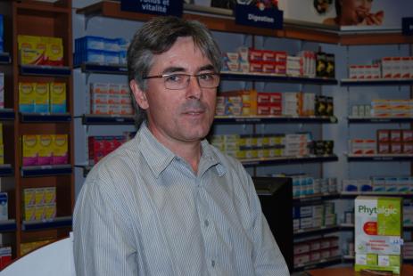 Pierre-Yves Corgne, président régional du groupement Giphar**