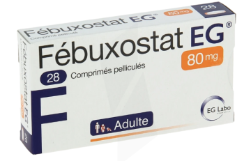 Fébuxostat 80 mg sous tension